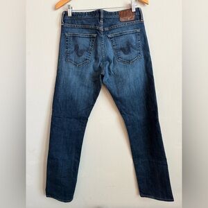 AG Adriano Goldschmied Dark Wash Straight Jeans